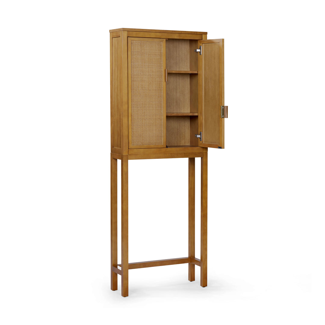 Hatteras 24'' Wide Wood Over the Toilet Cabinet  with 2 Doors by Teamson Home