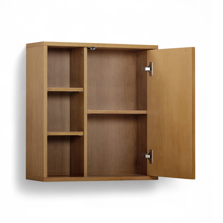 Tremolo 22'' Wide Wooden 1-Door Wall Cabinet with Open Storage by Teamson Home
