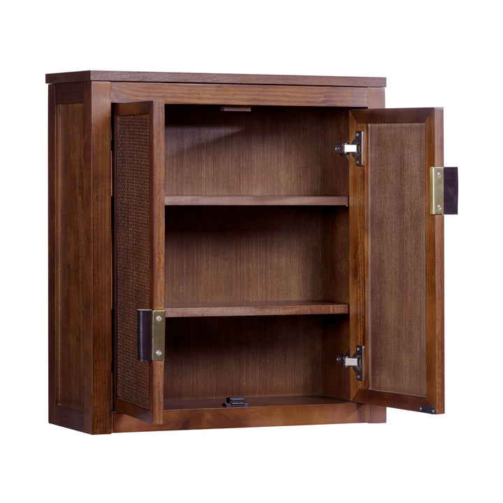 Hatteras 22'' Wide Wood Wall Cabinet with 2 Doors by Teamson Home