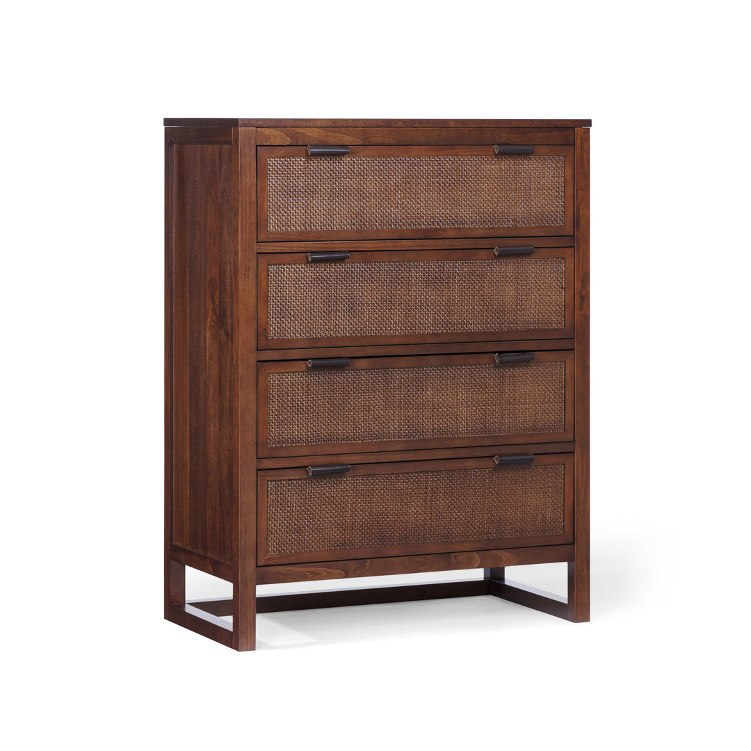 Hatteras 30'' Wide Wood Dresser with 4 Drawers by Teamson Home