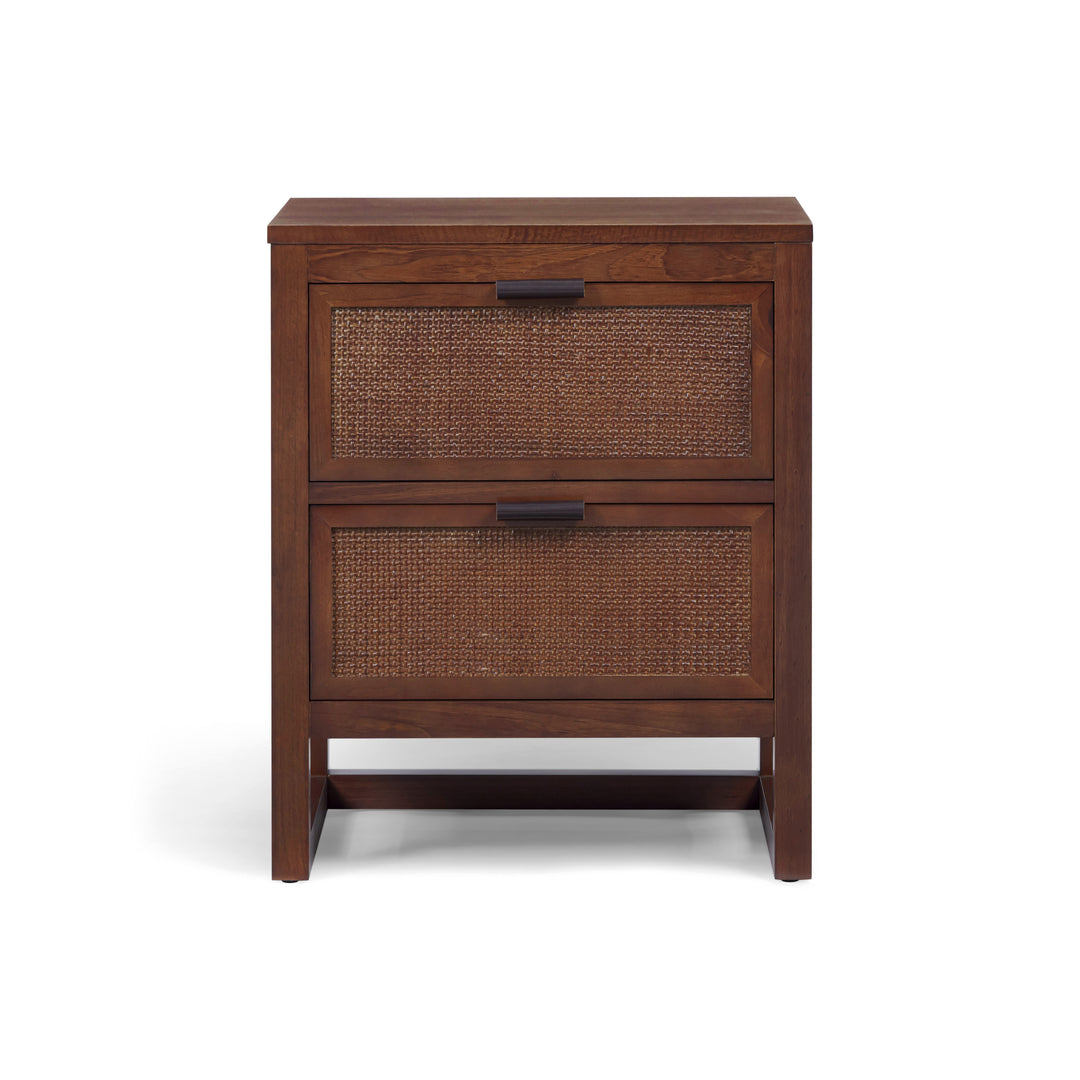 Hatteras 20'' Wide Wood Nightstand with 2 Drawers by Teamson Home