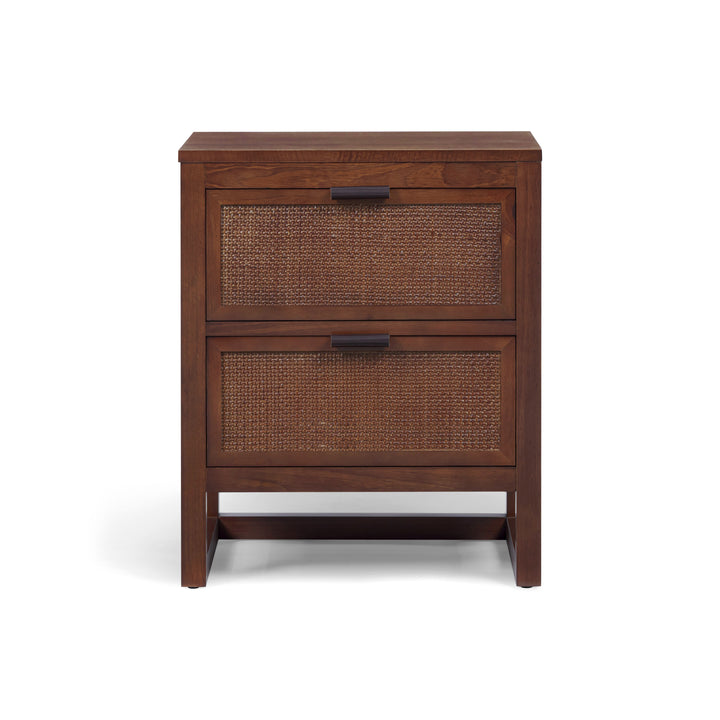 Hatteras 20'' Wide Wood Nightstand with 2 Drawers by Teamson Home