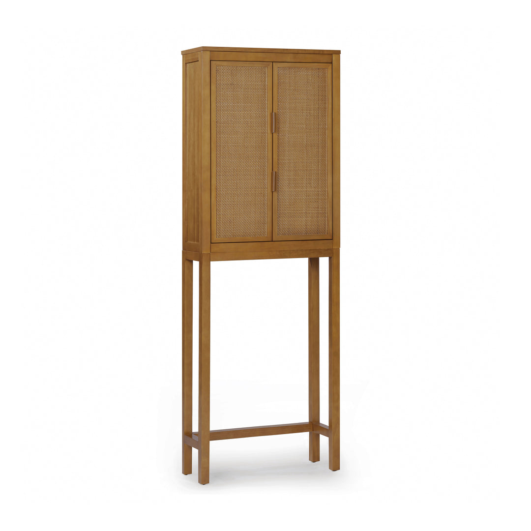 Hatteras 24'' Wide Wood Over the Toilet Cabinet  with 2 Doors by Teamson Home