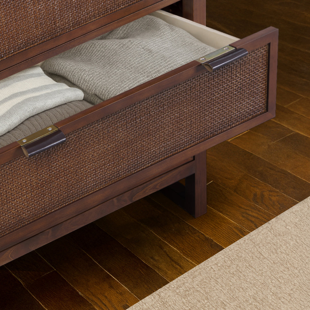 Hatteras 30'' Wide Wood Dresser with 5 Drawers by Teamson Home