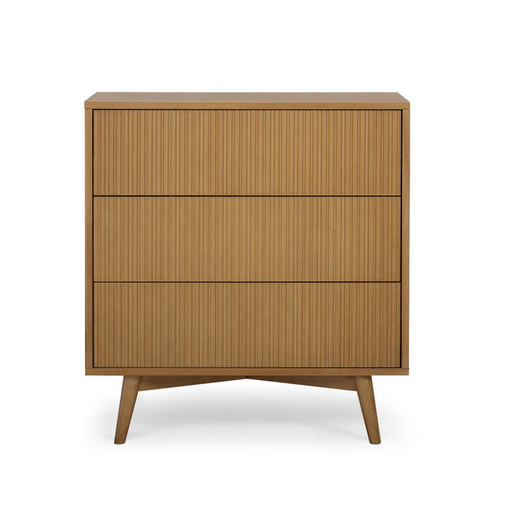 Tremolo 30'' Wide Wooden 3-Drawer Dresser with Fluted Fronts by Teamson Home