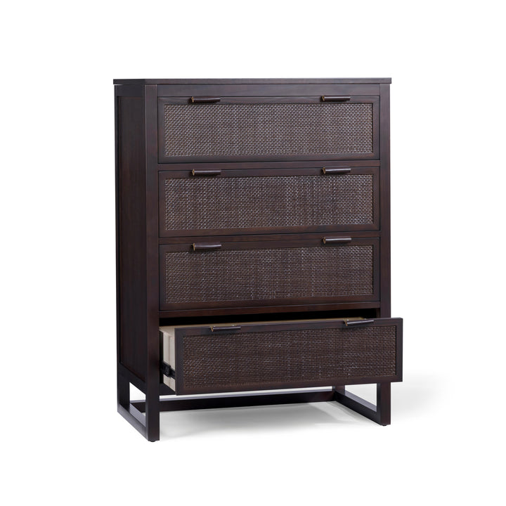Hatteras 30'' Wide Wood Dresser with 4 Drawers by Teamson Home
