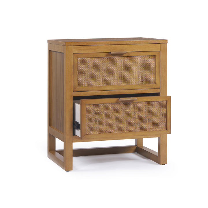 Hatteras 20'' Wide Wood Nightstand with 2 Drawers by Teamson Home