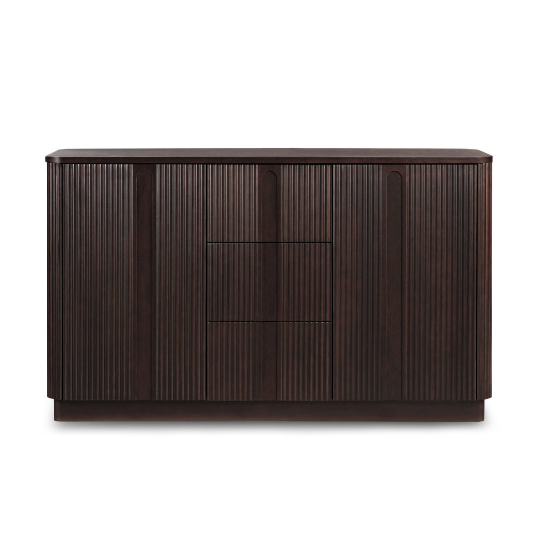 Potomac 55'' W Solid Wood Frame Sideboard with 3 Drawers and 2 Doors