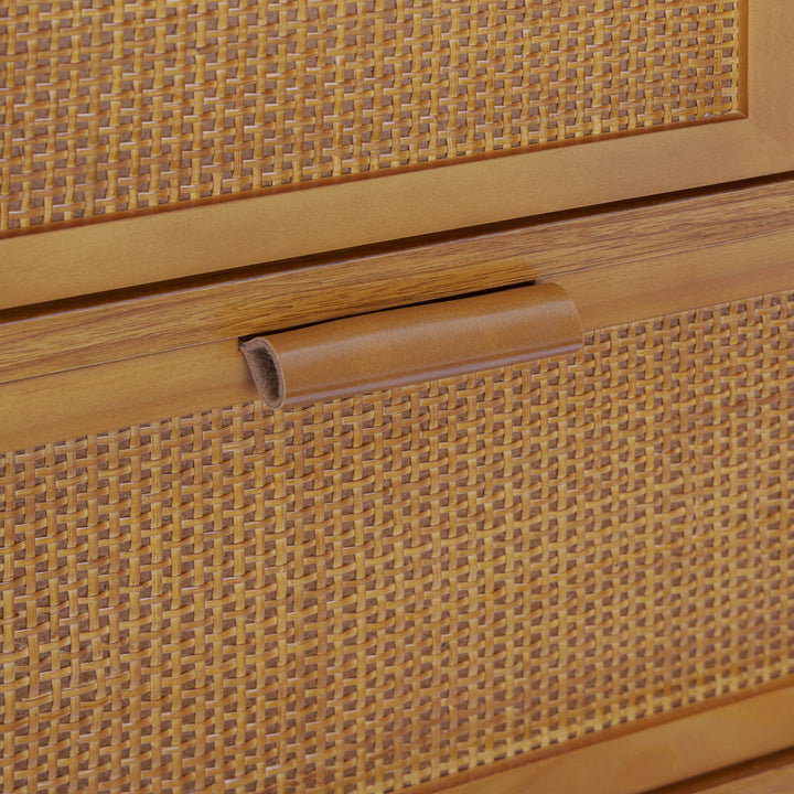 Hatteras 24'' Wide Wood Linen Cabinet with Drawers and Shelved Compartments by Teamson Home