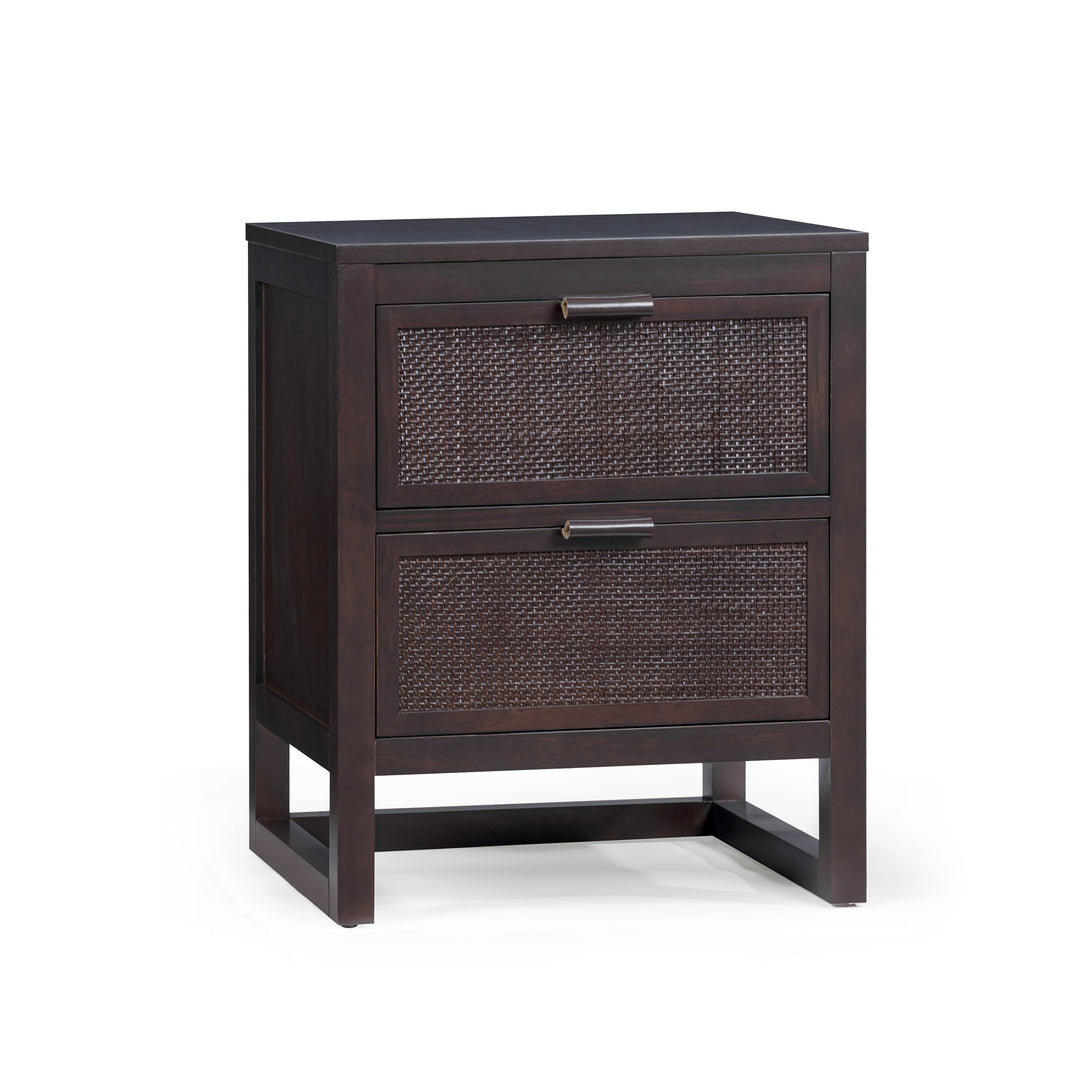 Hatteras 20'' Wide Wood Nightstand with 2 Drawers by Teamson Home