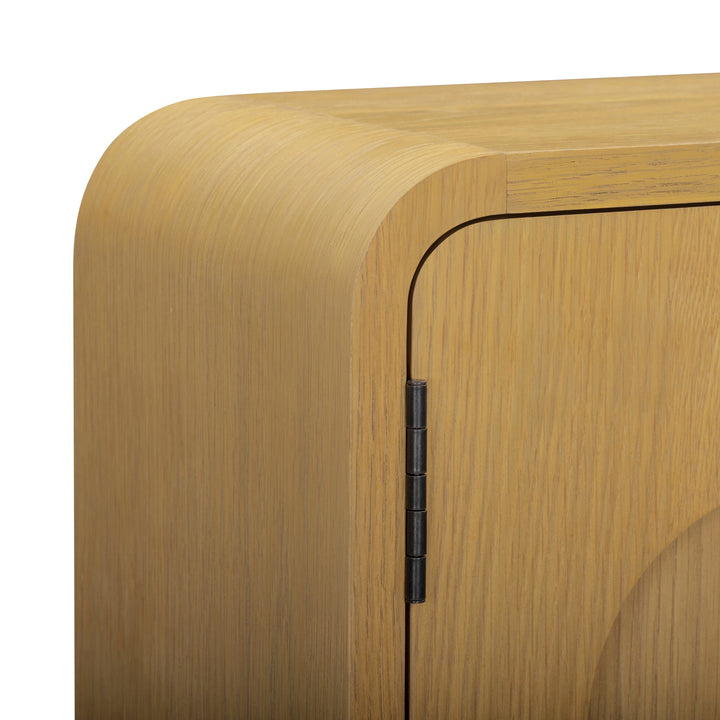 Tenley 22'' W Oak Veneer Wall Cabinet with Recessed Handles & Adjustable Shelf