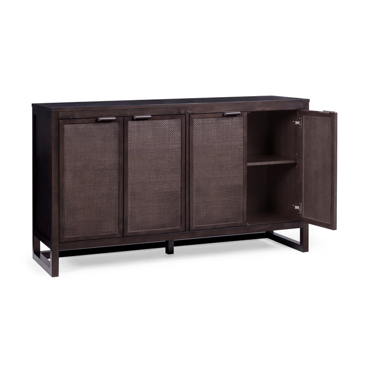 Hatteras 55'' Wide Wood Sideboard Cabinet with 4 Doors by Teamson Home