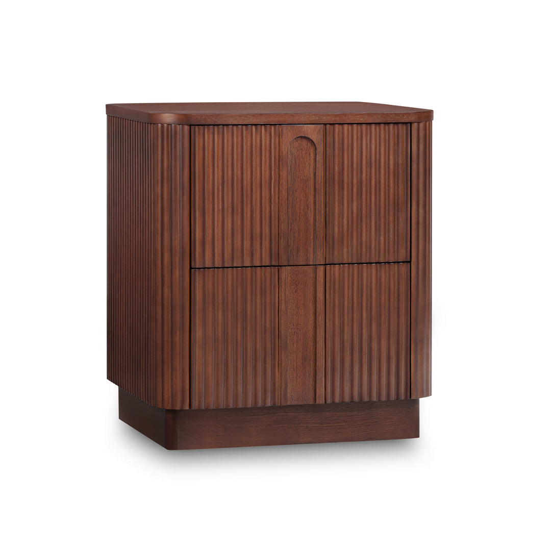 Potomac 20'' W Solid Wood Frame Nightstand with 2 Push to Open Drawers