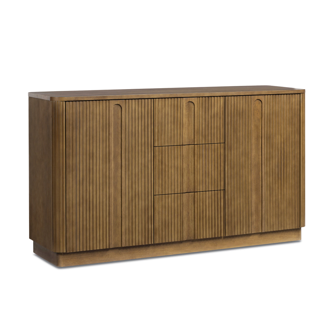 Potomac 55'' W Solid Wood Frame Sideboard with 3 Drawers and 2 Doors