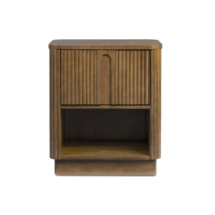 Potomac 20'' W Solid Wood Frame Nightstand with 1 Drawer and Open Shelf