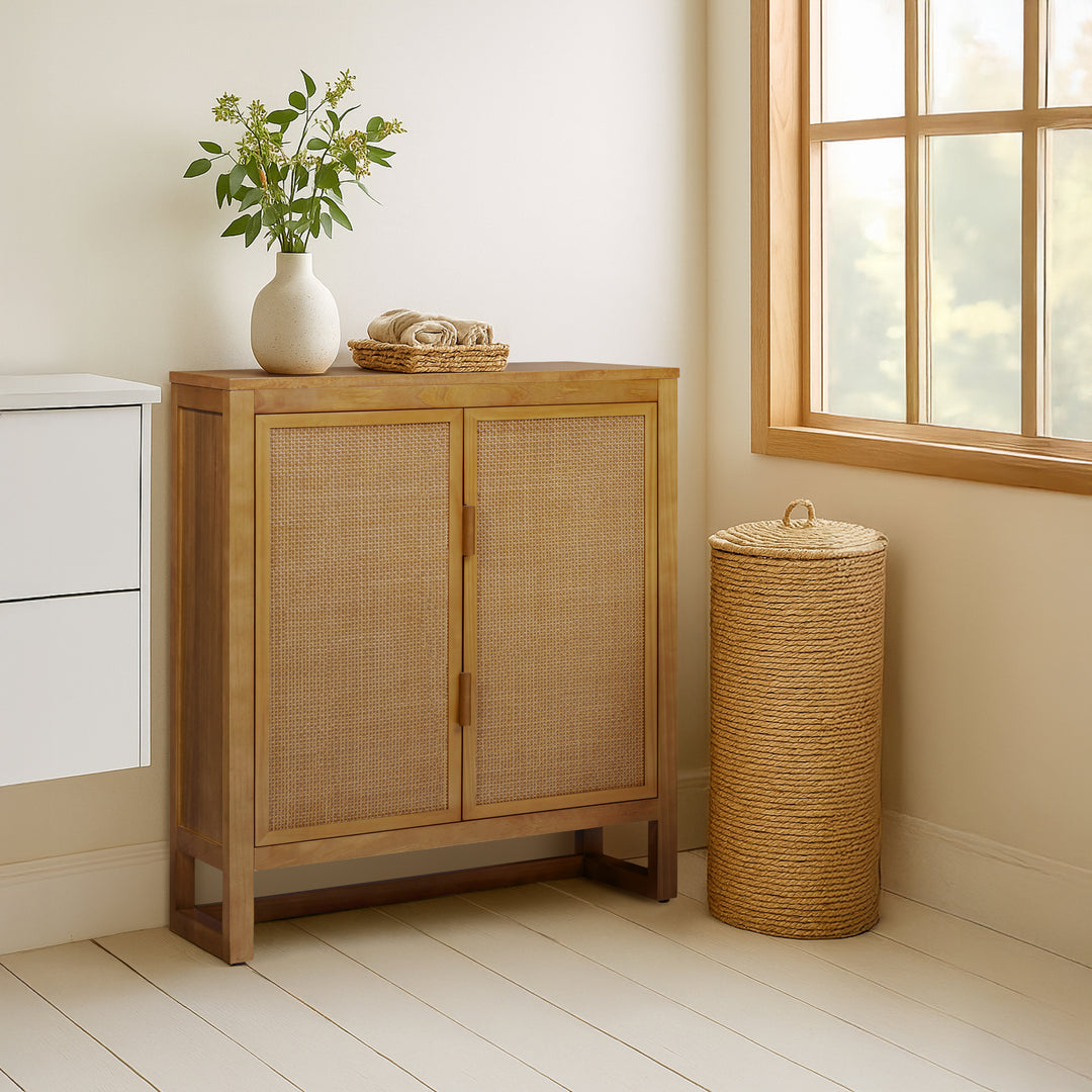 Hatteras 28'' Wide Wood Accent Cabinet with 2 Doors and Adjustable Shelves by Teamson Home