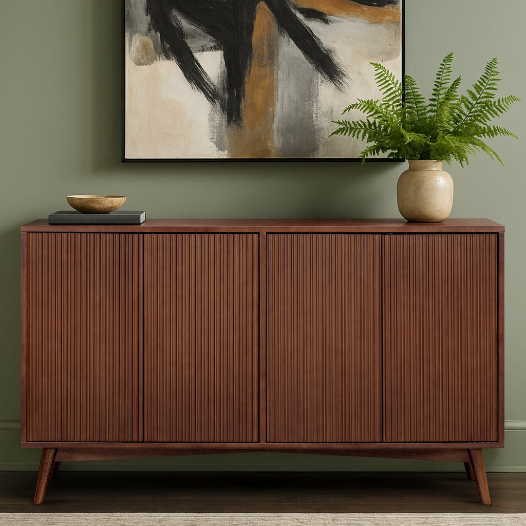 Tremolo 55'' Wide Wooden Sideboard with 4 Doors by Teamson Home