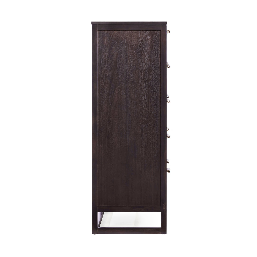 Hatteras 30'' Wide Wood Dresser with 5 Drawers by Teamson Home