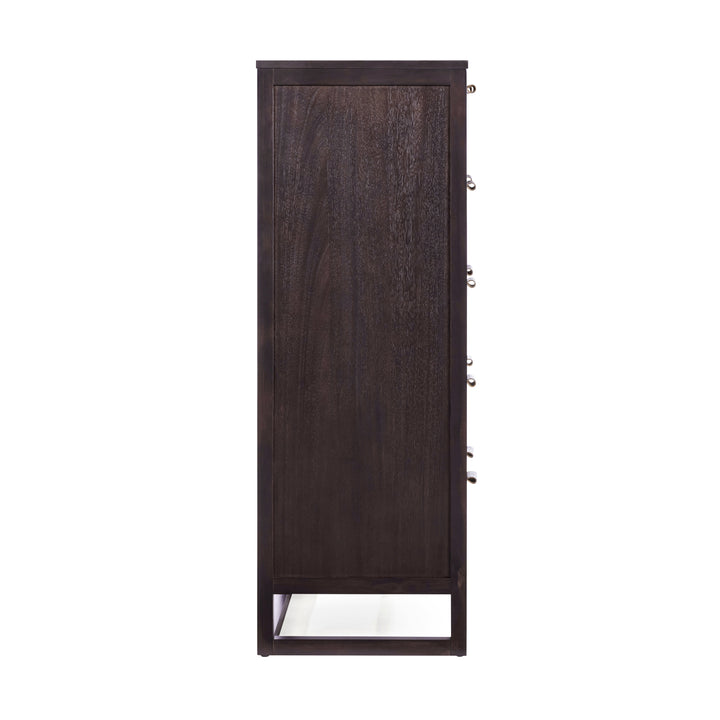 Hatteras 30'' Wide Wood Dresser with 5 Drawers by Teamson Home