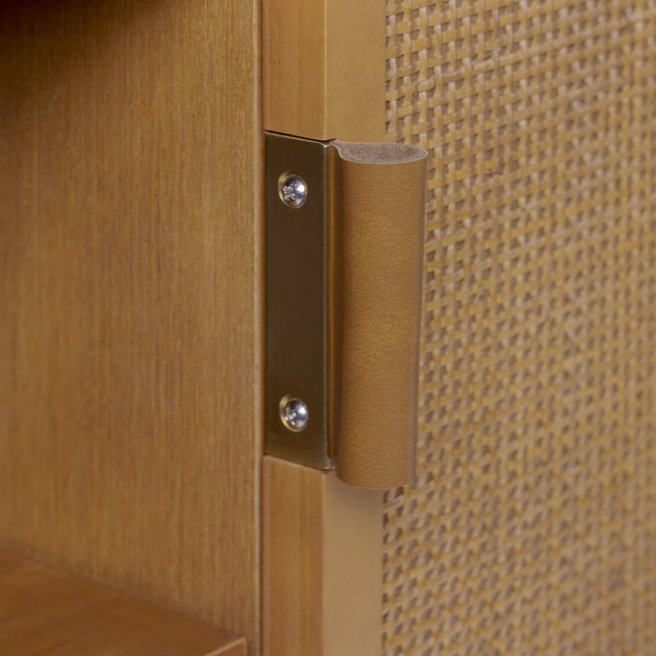 Hatteras 22'' Wide Wood Wall Cabinet with Dual Storage by Teamson Home