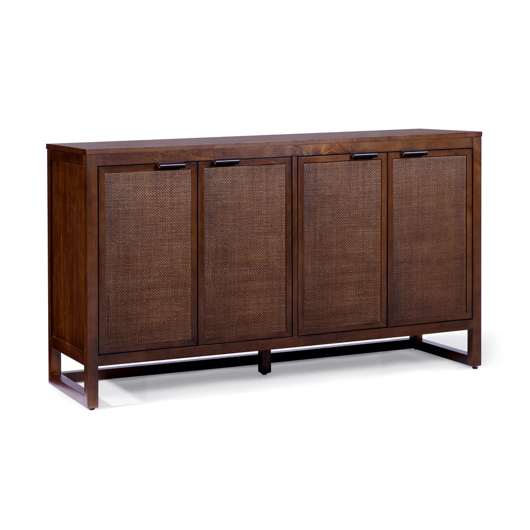 Hatteras 55'' Wide Wood Sideboard Cabinet with 4 Doors by Teamson Home