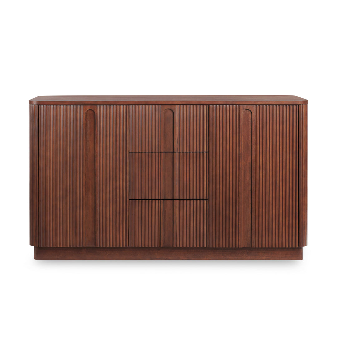 Potomac 55'' W Solid Wood Frame Sideboard with 3 Drawers and 2 Doors