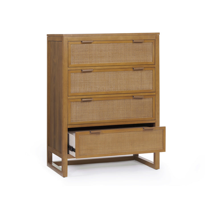 Hatteras 30'' Wide Wood Dresser with 4 Drawers by Teamson Home