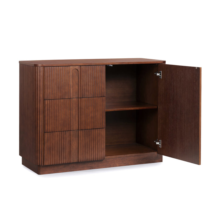 Potomac 42'' W Solid Wood Frame Sideboard with 3 Drawers and 1 Door