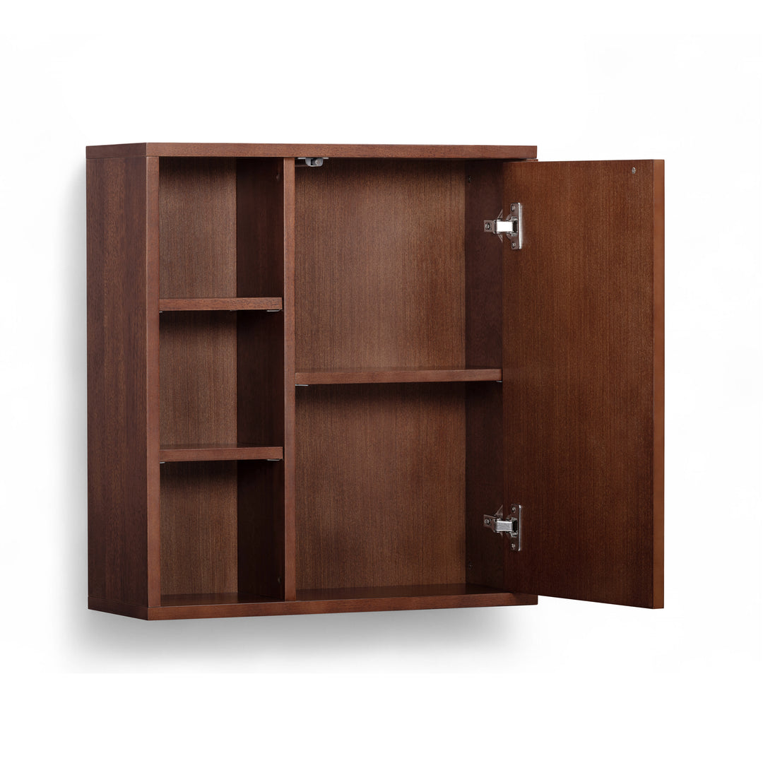 Tremolo 22'' Wide Wooden 1-Door Wall Cabinet with Open Storage by Teamson Home