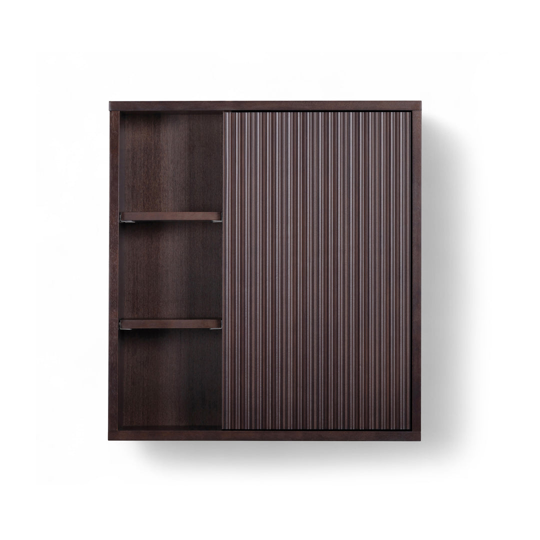 Tremolo 22'' Wide Wooden 1-Door Wall Cabinet with Open Storage by Teamson Home