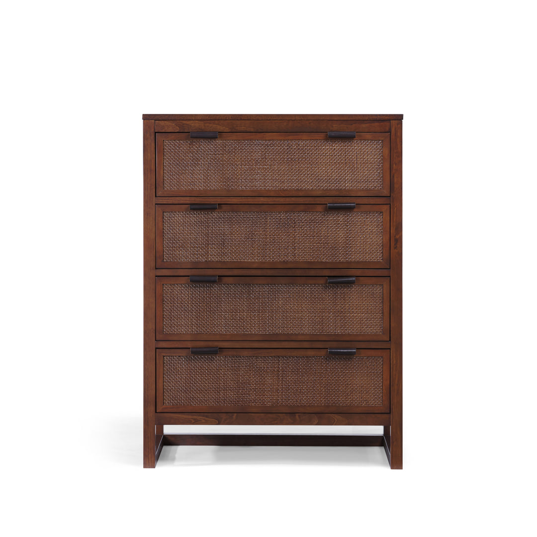 Hatteras 30'' Wide Wood Dresser with 4 Drawers by Teamson Home