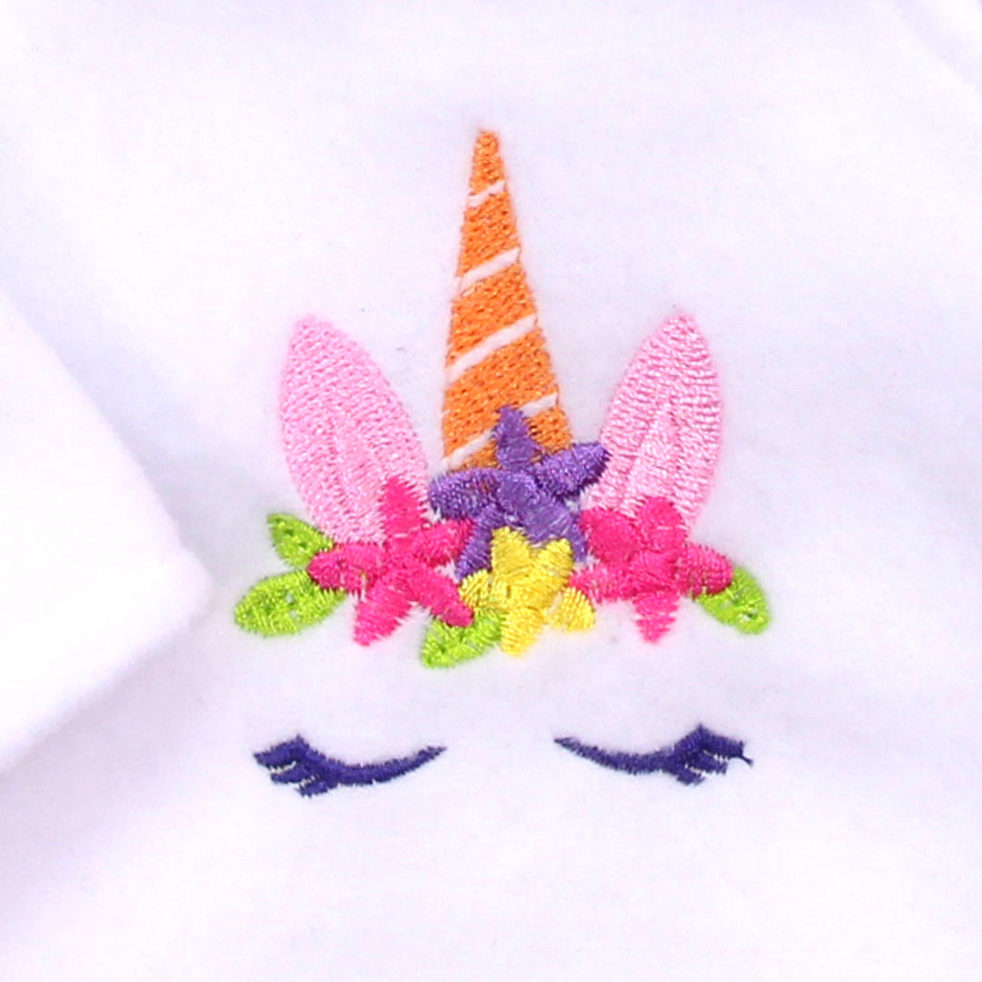 Sophia's Fleece Unicorn Hoodie & Rainbow Stripe Leggings for 15" Dolls, Multicolor