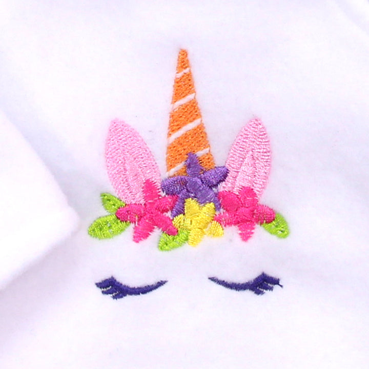 Sophia's Fleece Unicorn Hoodie & Rainbow Stripe Leggings for 15" Dolls, Multicolor